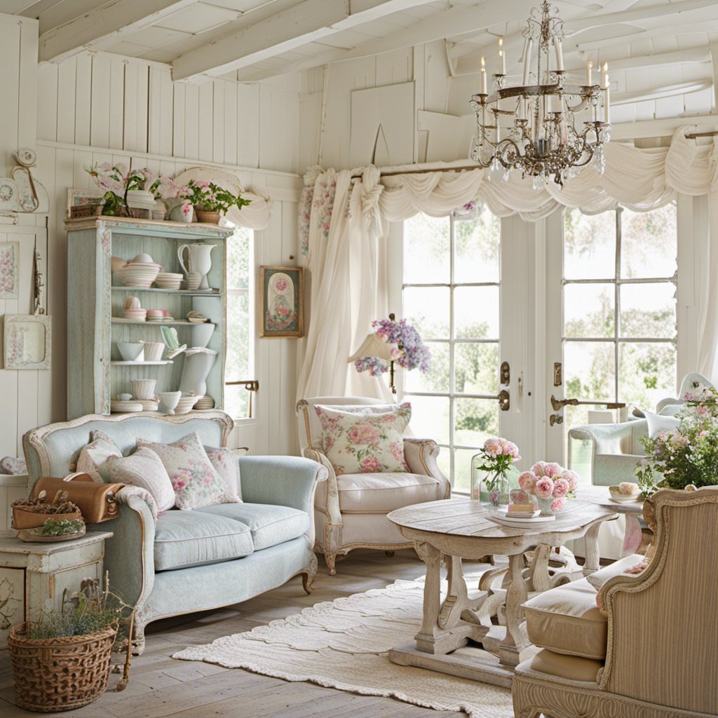 Colorful Sideboard: Shabby Chic in the Dining Room