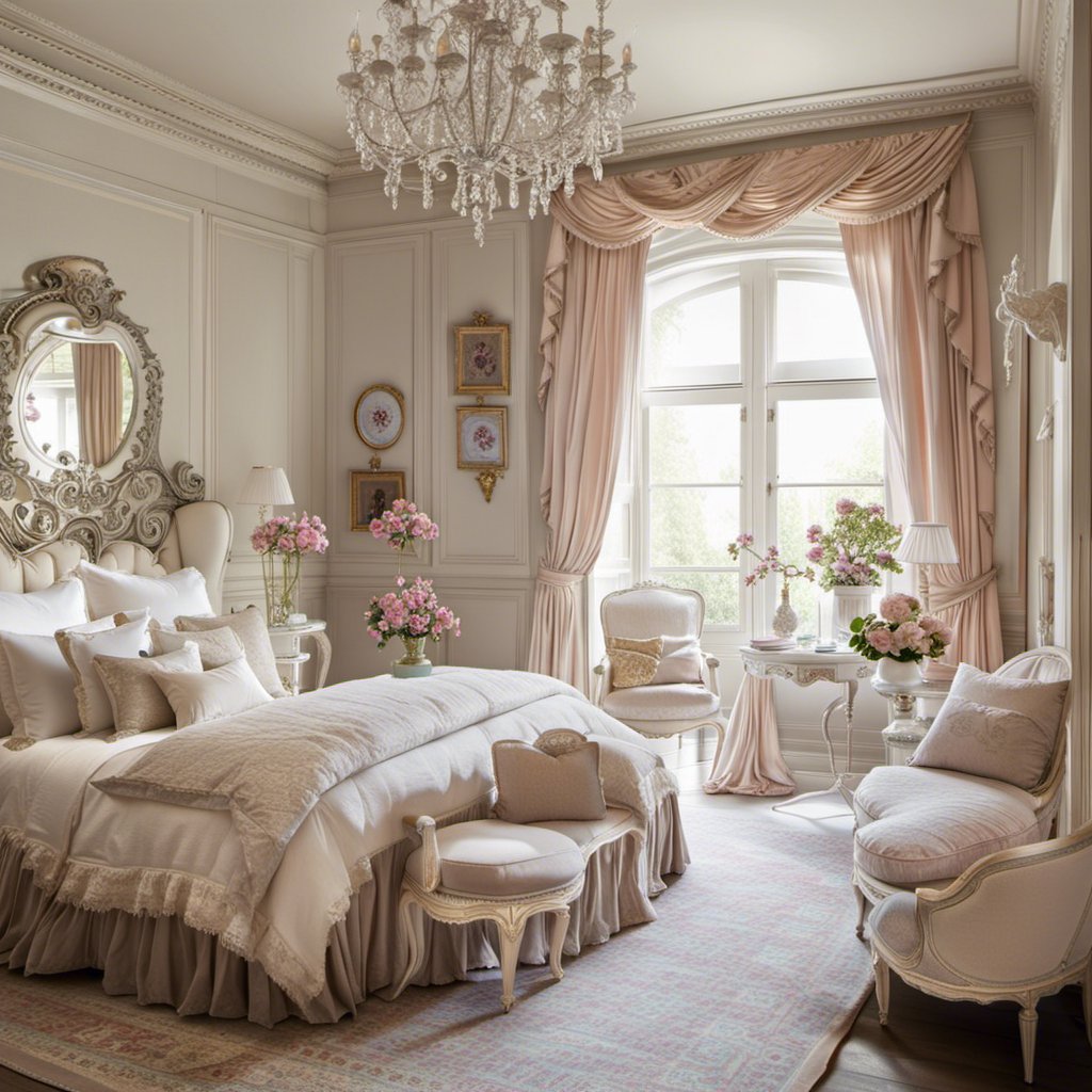 Velvet Elegance: Shabby Chic Bedroom