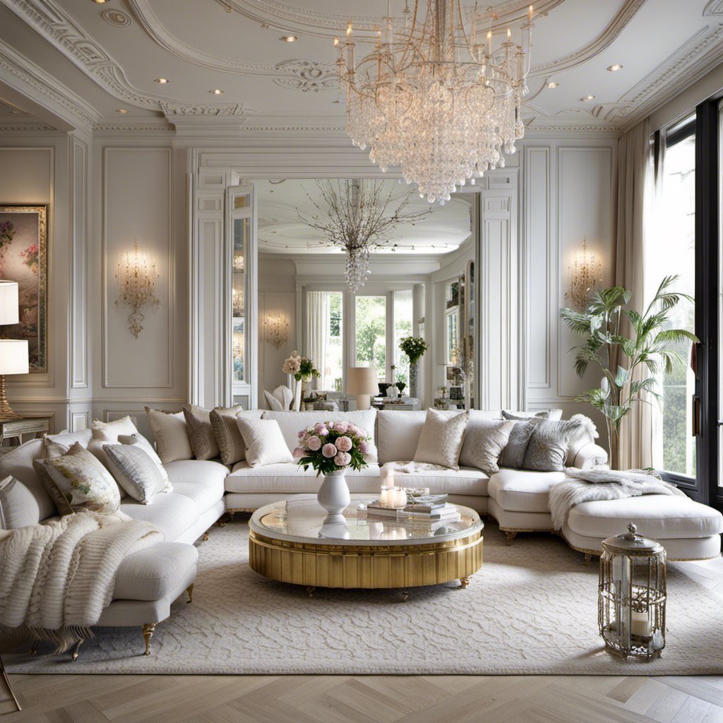 Dusty Roses and Silken Curtains: Shabby Chic in the Living Room