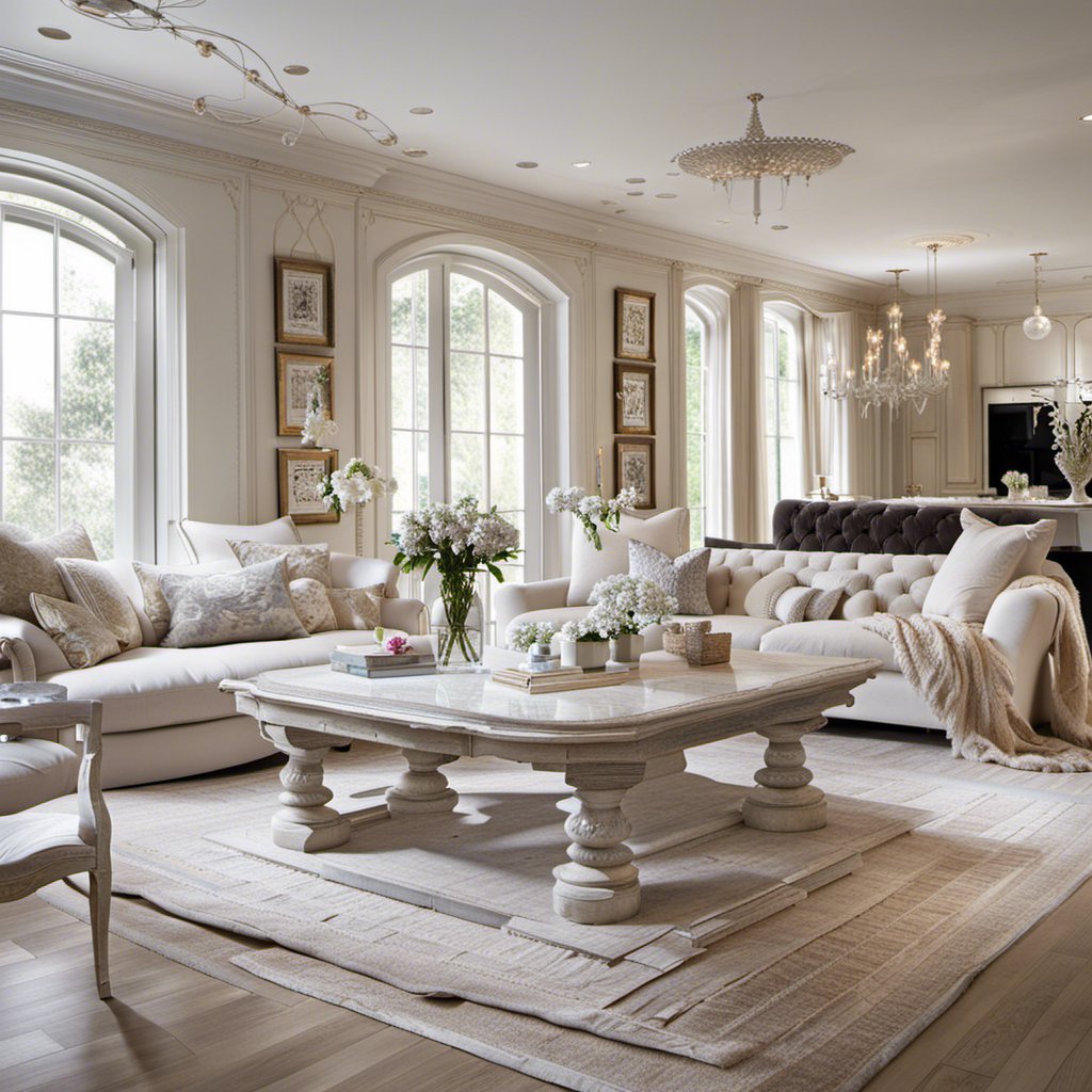 Plush Pillows and Soft Blankets: Shabby Chic in the Living Room