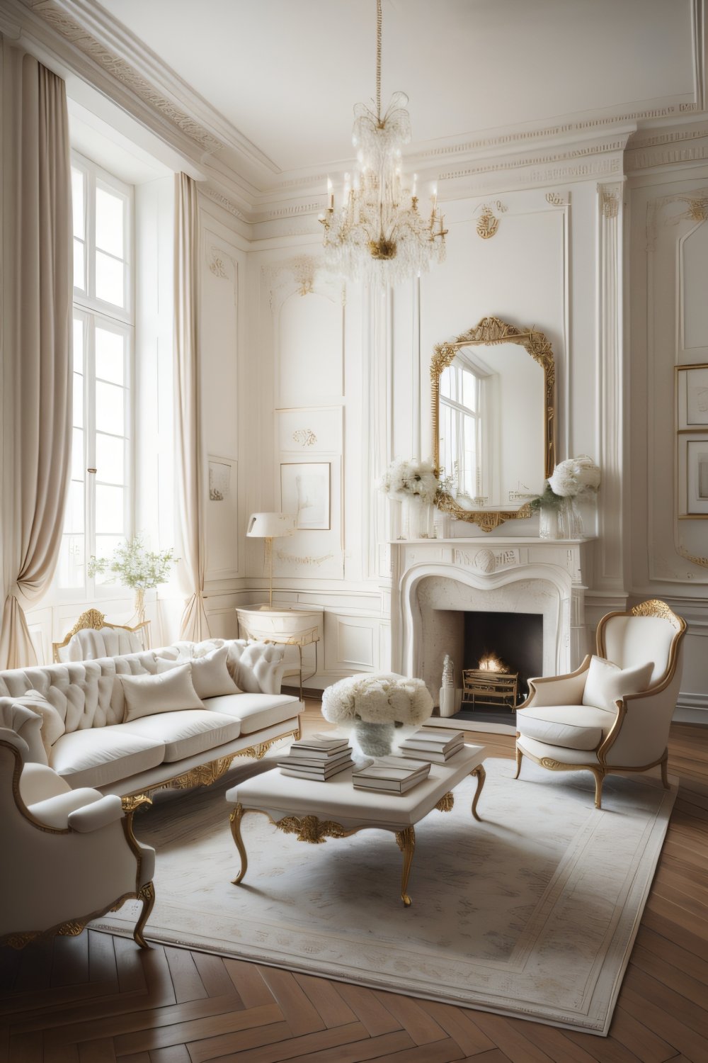 Shabby Chic in the Living Room: Perfect Blend of Luxury and Old