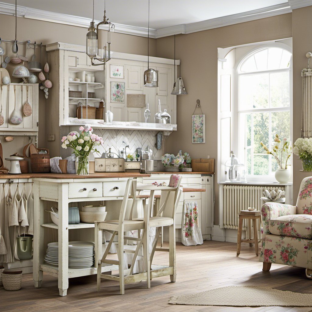 Worn Glamor Elegance: Shabby Chic in the Living Room