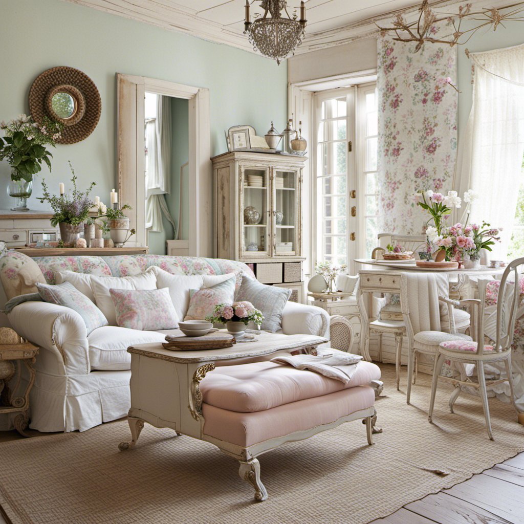 Romantic Nook: Shabby Chic in the Living Room