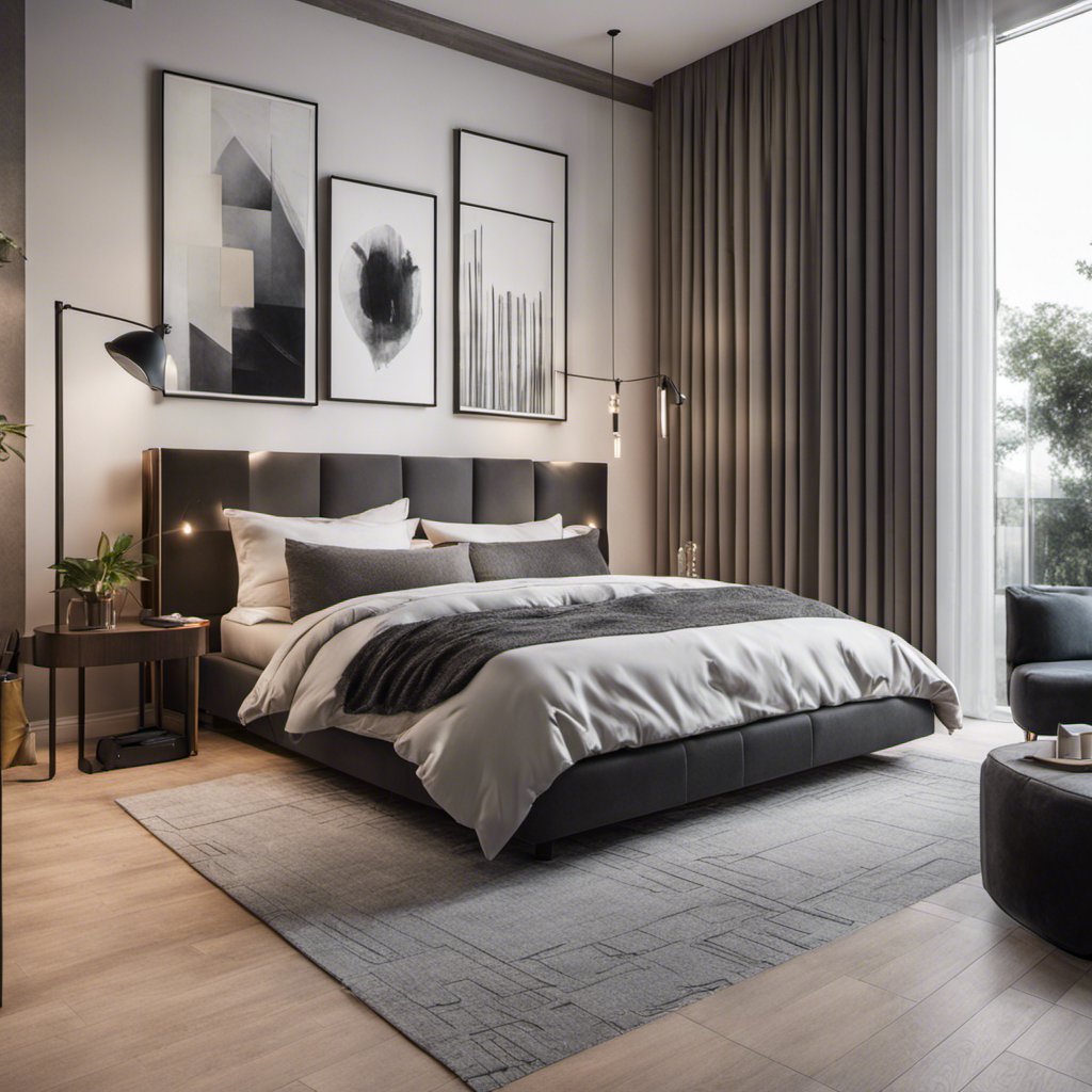 Light-Filled Space: Modern Style Bedroom with Large Windows