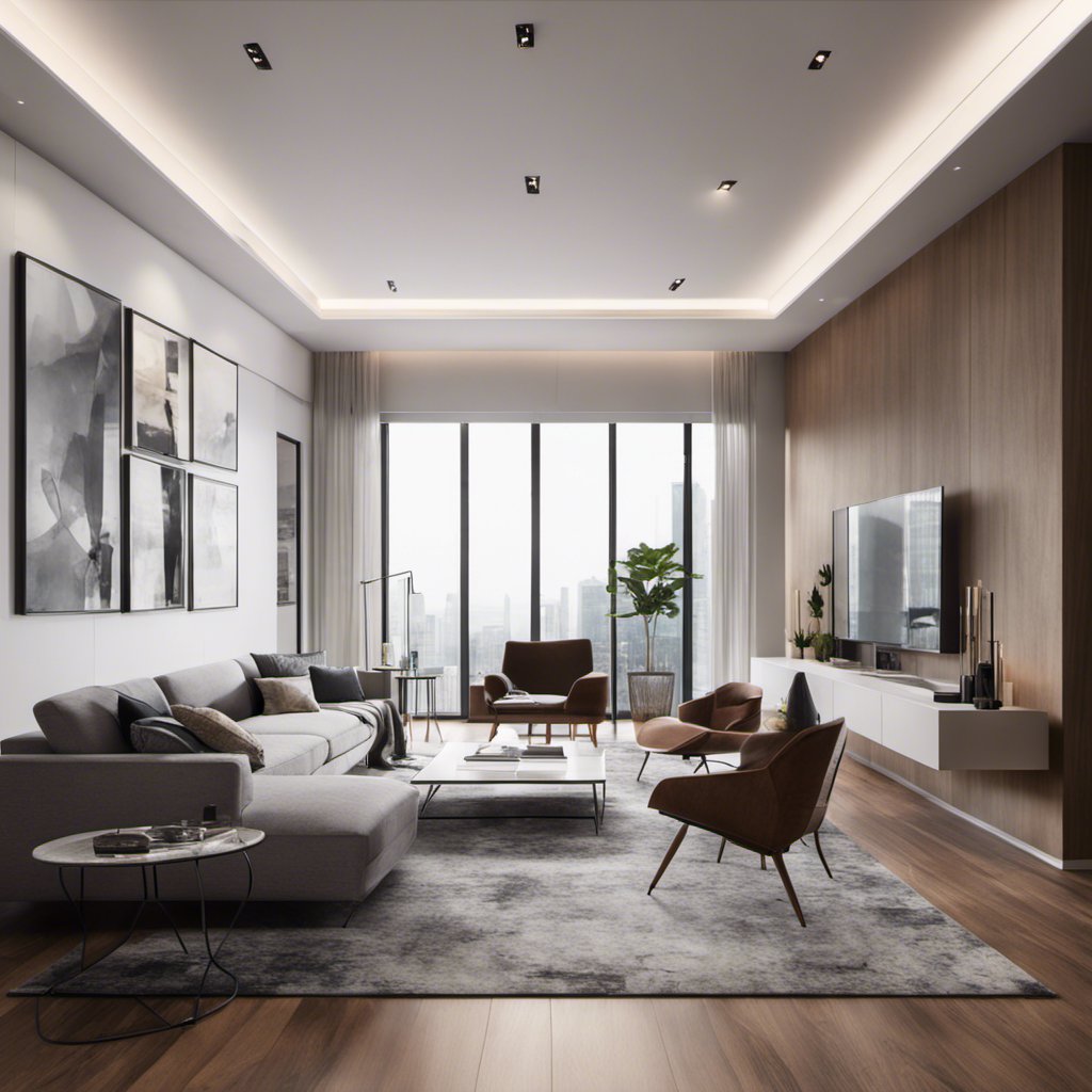 Natural Harmony in a Modern Living Room