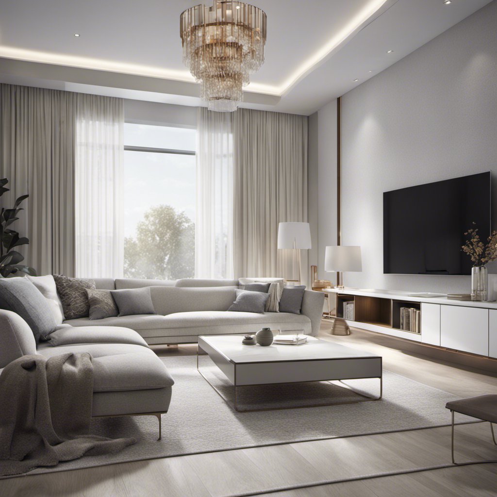 Play of Light and Shadow: Modern Living Room