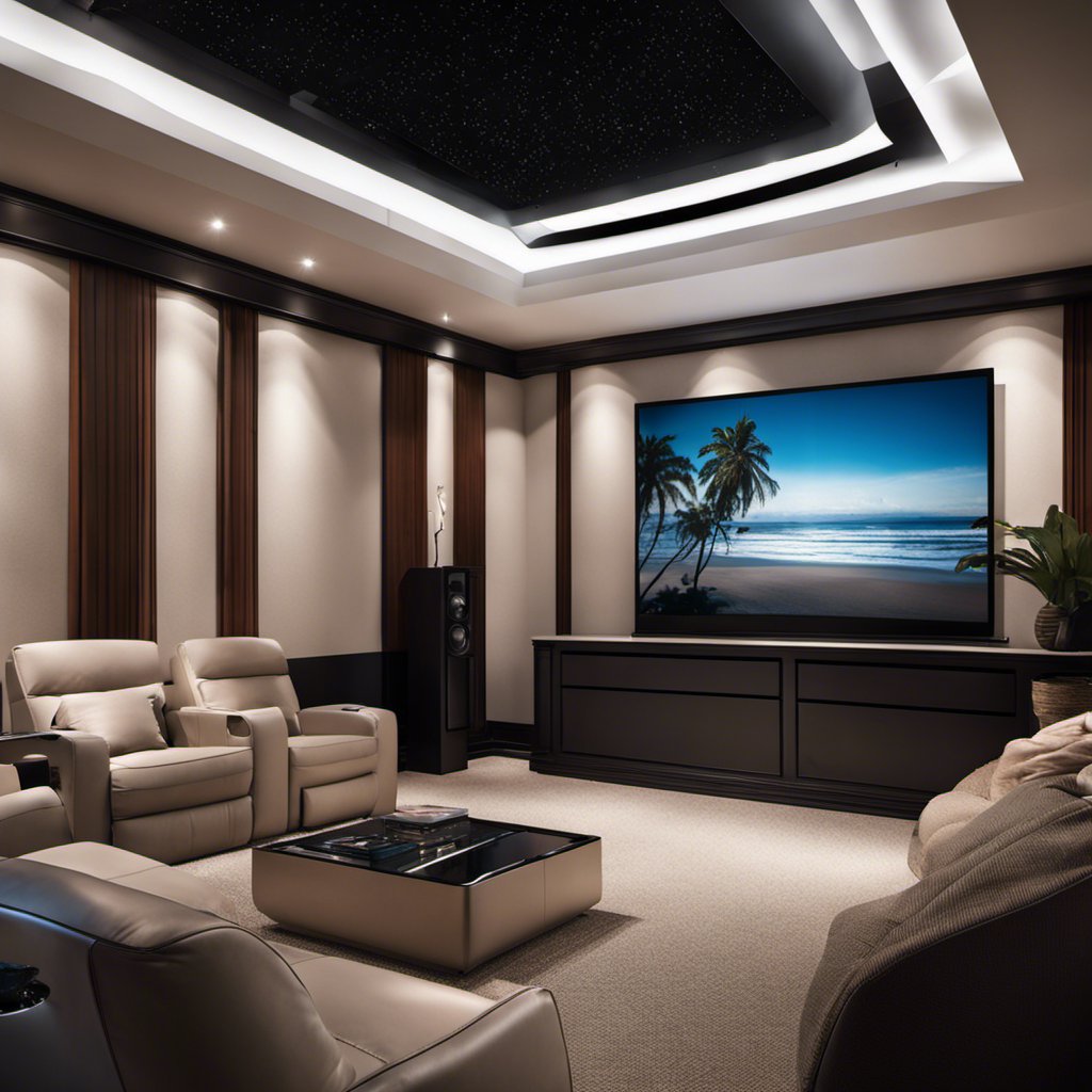 Pleasure and Comfort Combined: Cozy Home Theater