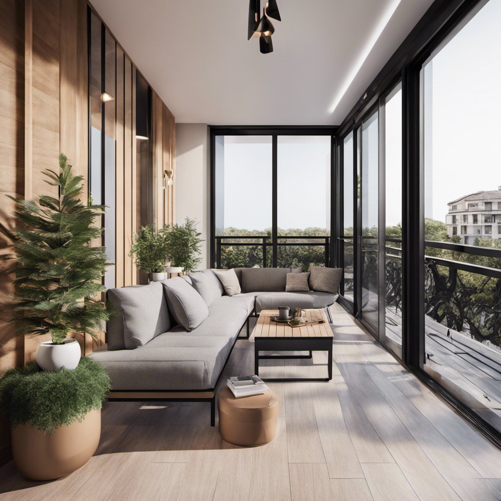 Ultimate Comfort in Contemporary Loggia Aesthetics
