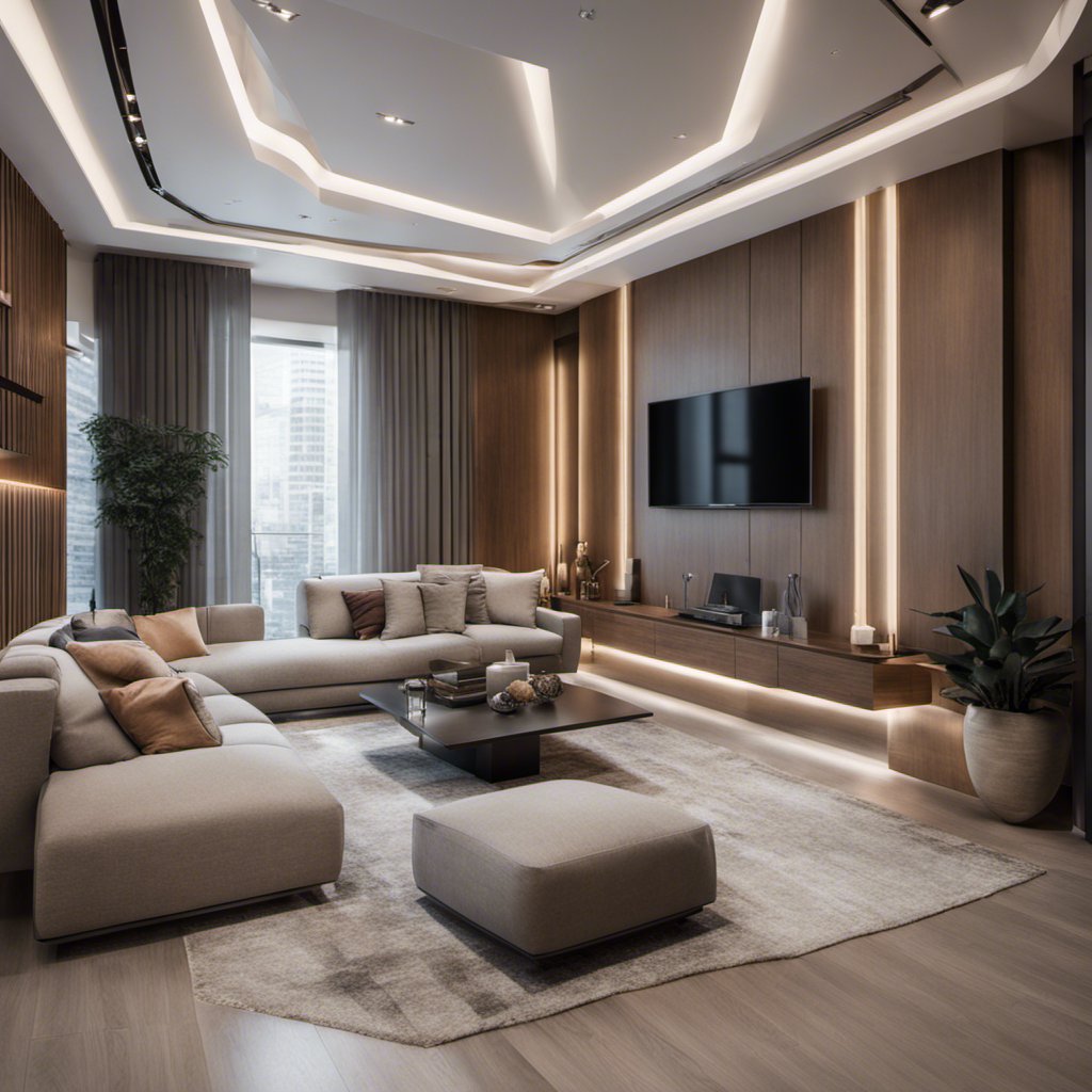 Harmony of Lines and Space: Modern Living Room Interior