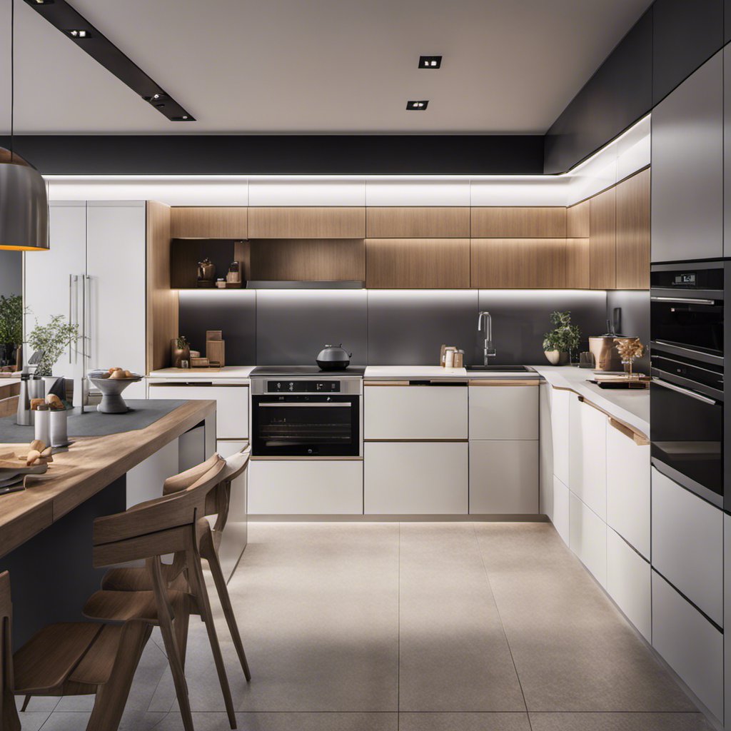 Artistic Combo in a Modern Kitchen