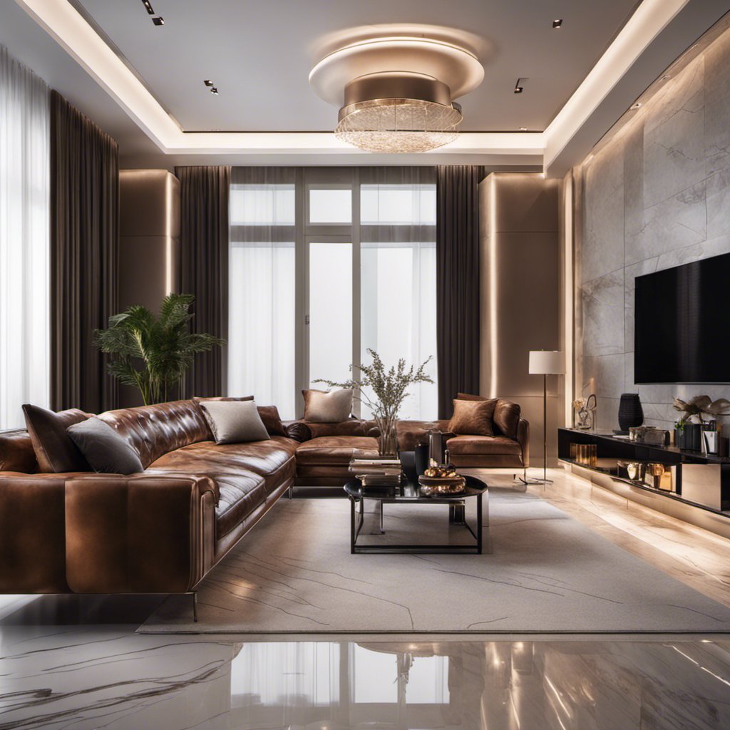 Chic Symmetry: Modern Living Room