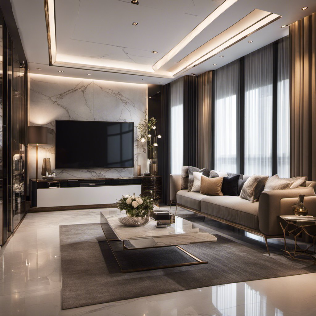 Technological Advancement: Modern Living Room
