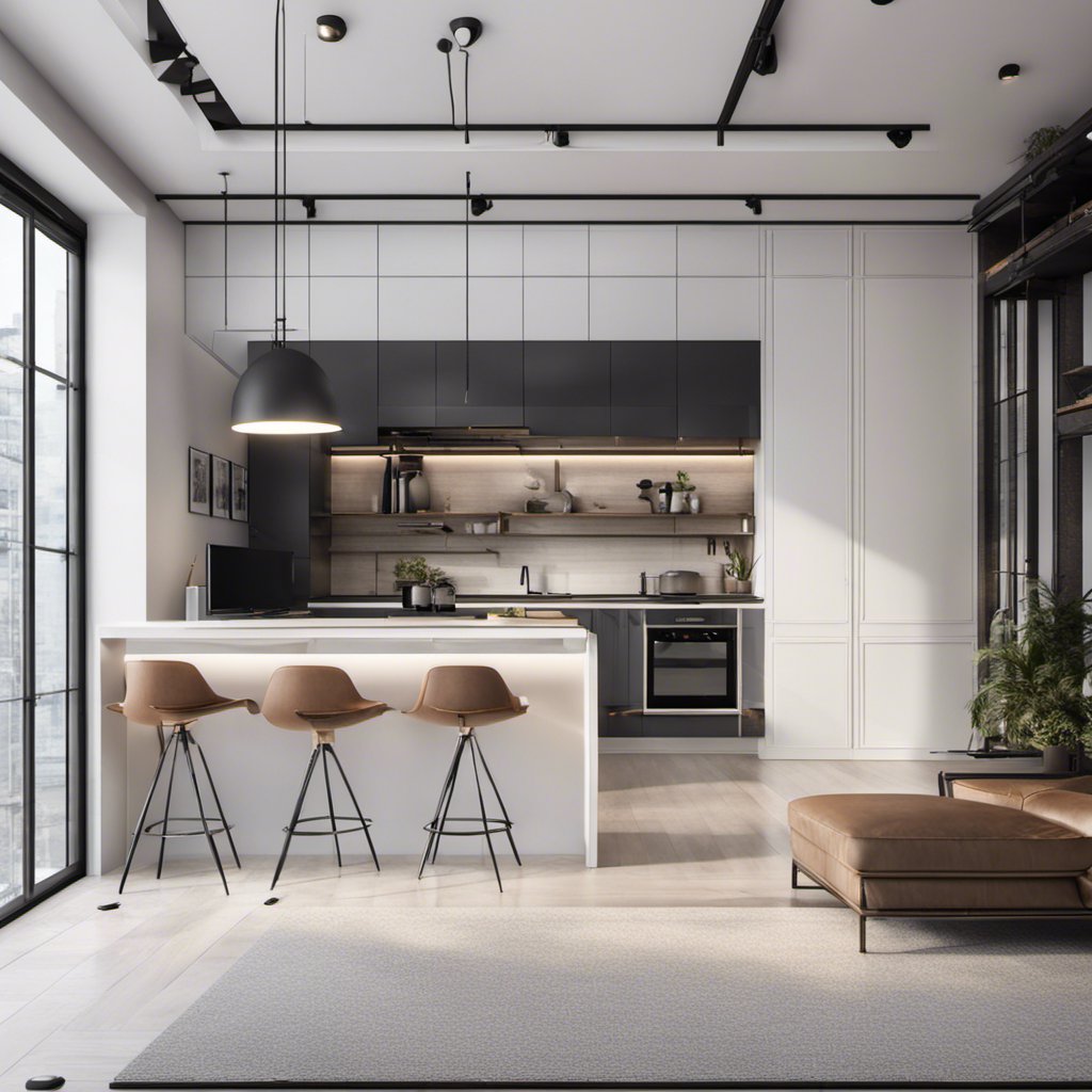 Stylish Minimalism: Classic White Glossy Facades