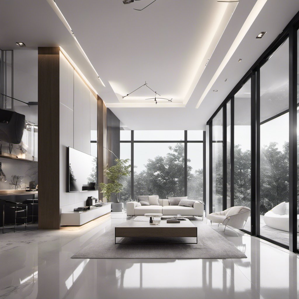 Steel and Glass: Modern Living Room