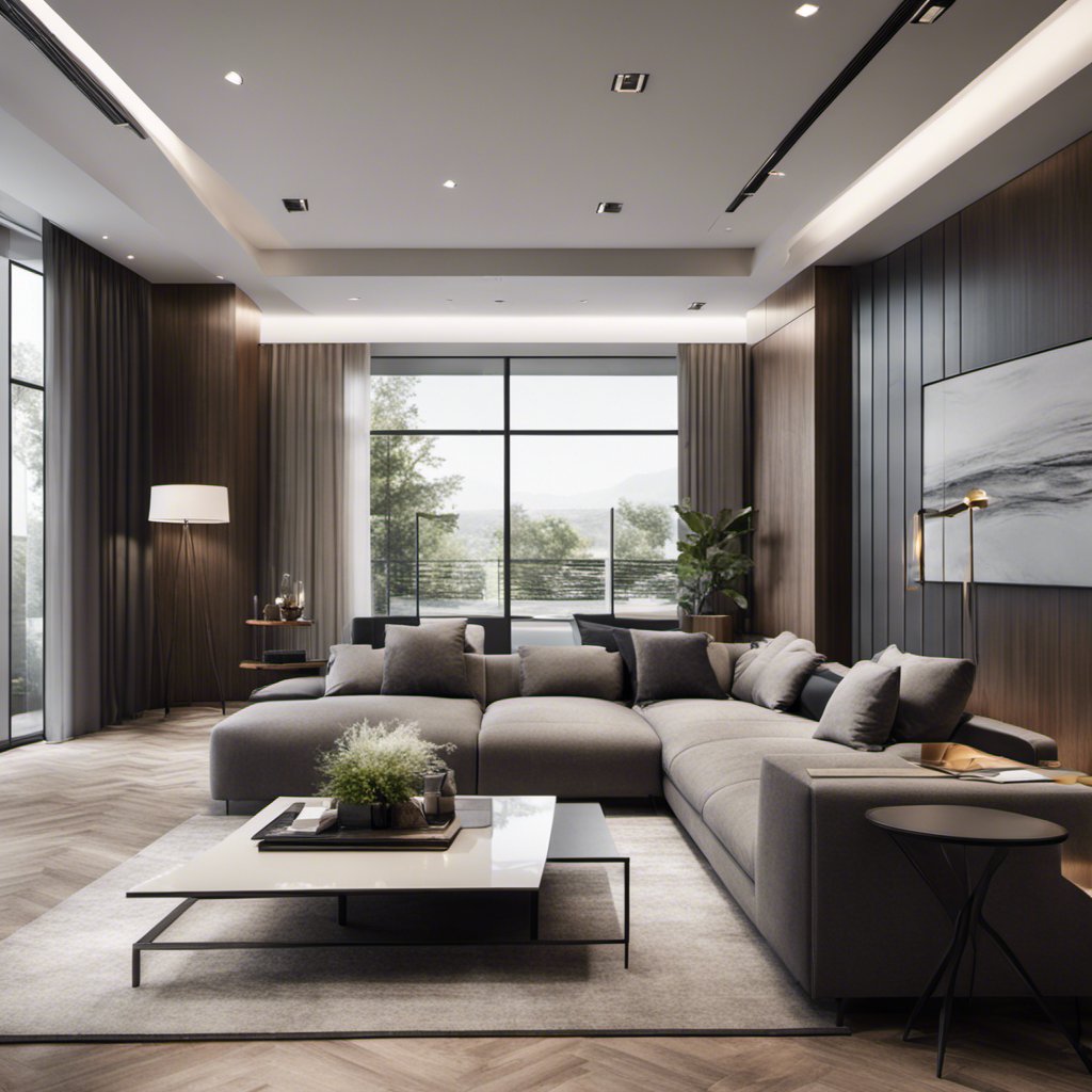 Cozy Glow in a Modern Living Room