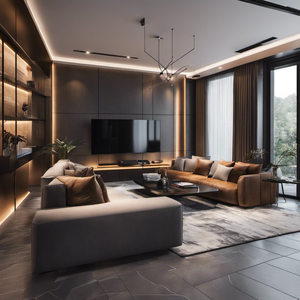 Hidden Technology: Modern Living Room
