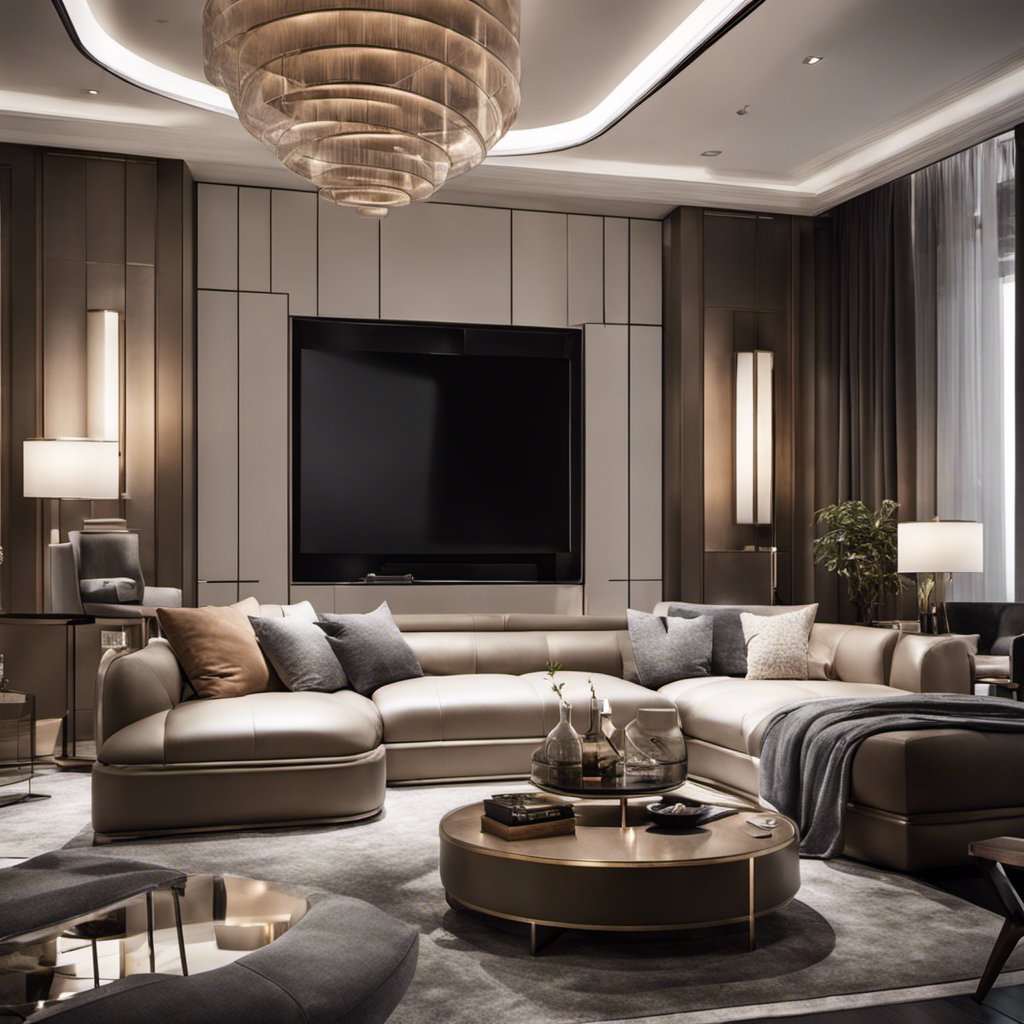 Asymmetry of Modernity: Contemporary Living Room