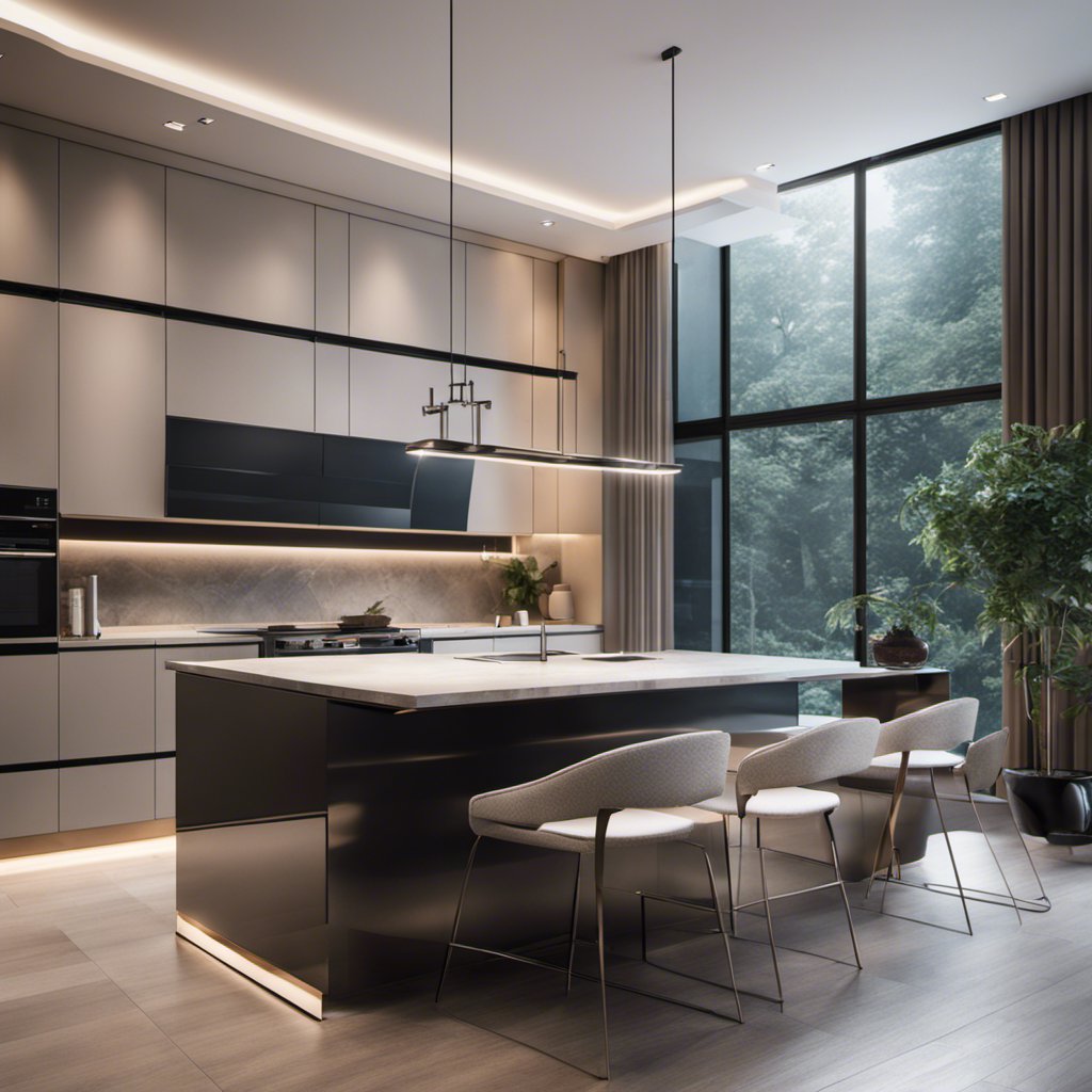 Tech-Savvy Chic in a Modern Kitchen