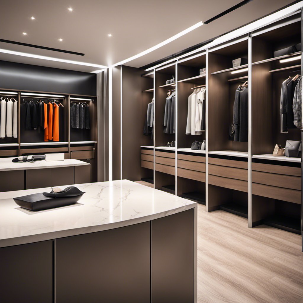 Minimalism in the Walk-In Closet: Impeccable Order and Elegance