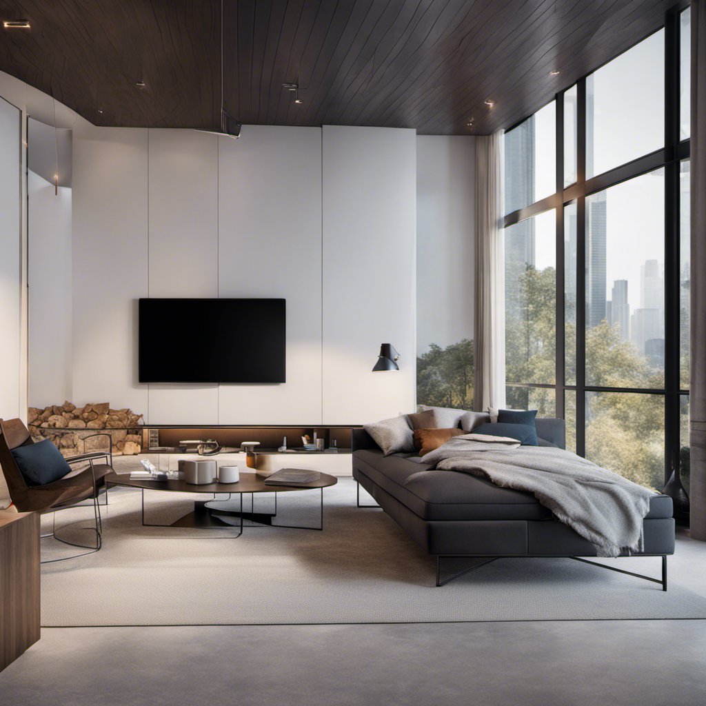 Futuristic Design: Modern Living Room