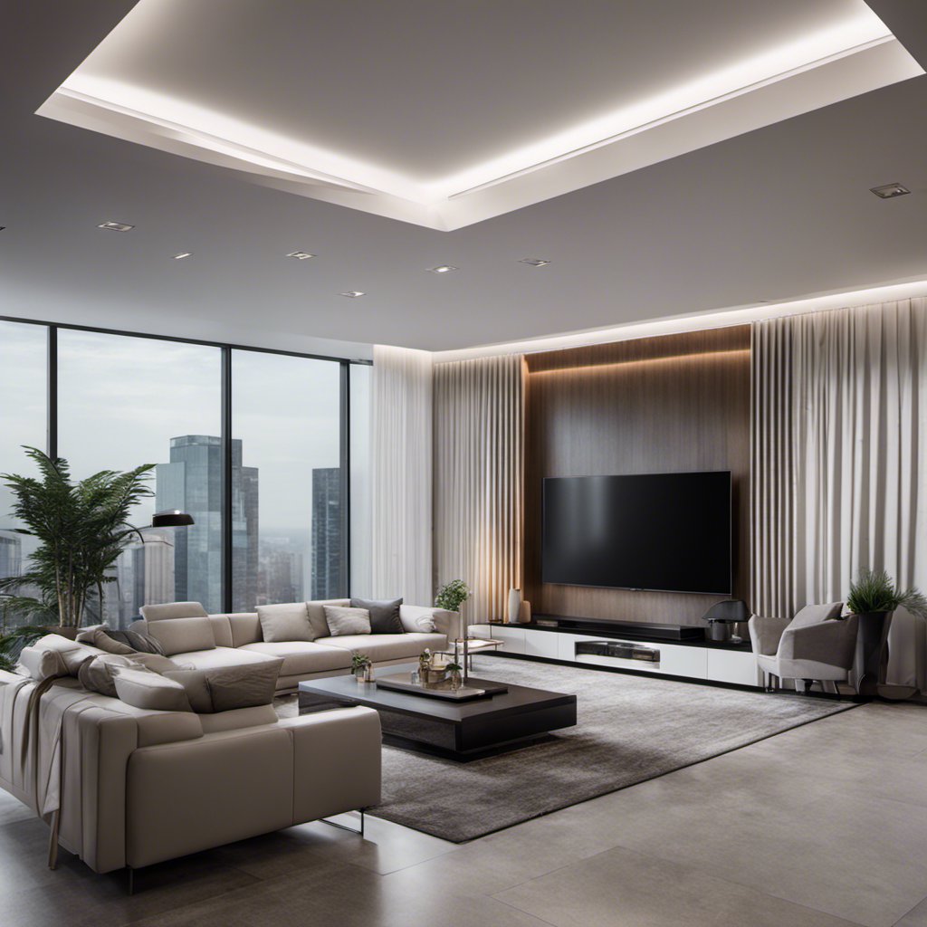 Harmony in Warm Tones: Modern Living Room
