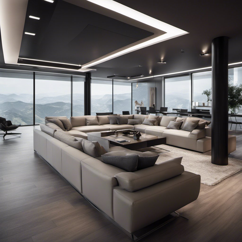 Digital Journey: An Interior that Epitomizes Modern Techno Style Standards