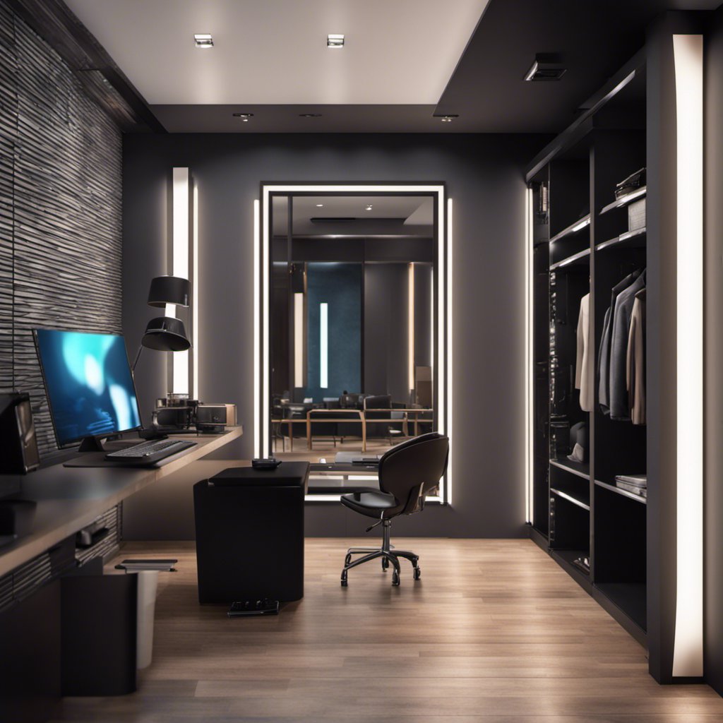 Cosmic Comfort: Bold Techno-Inspired Interior Design