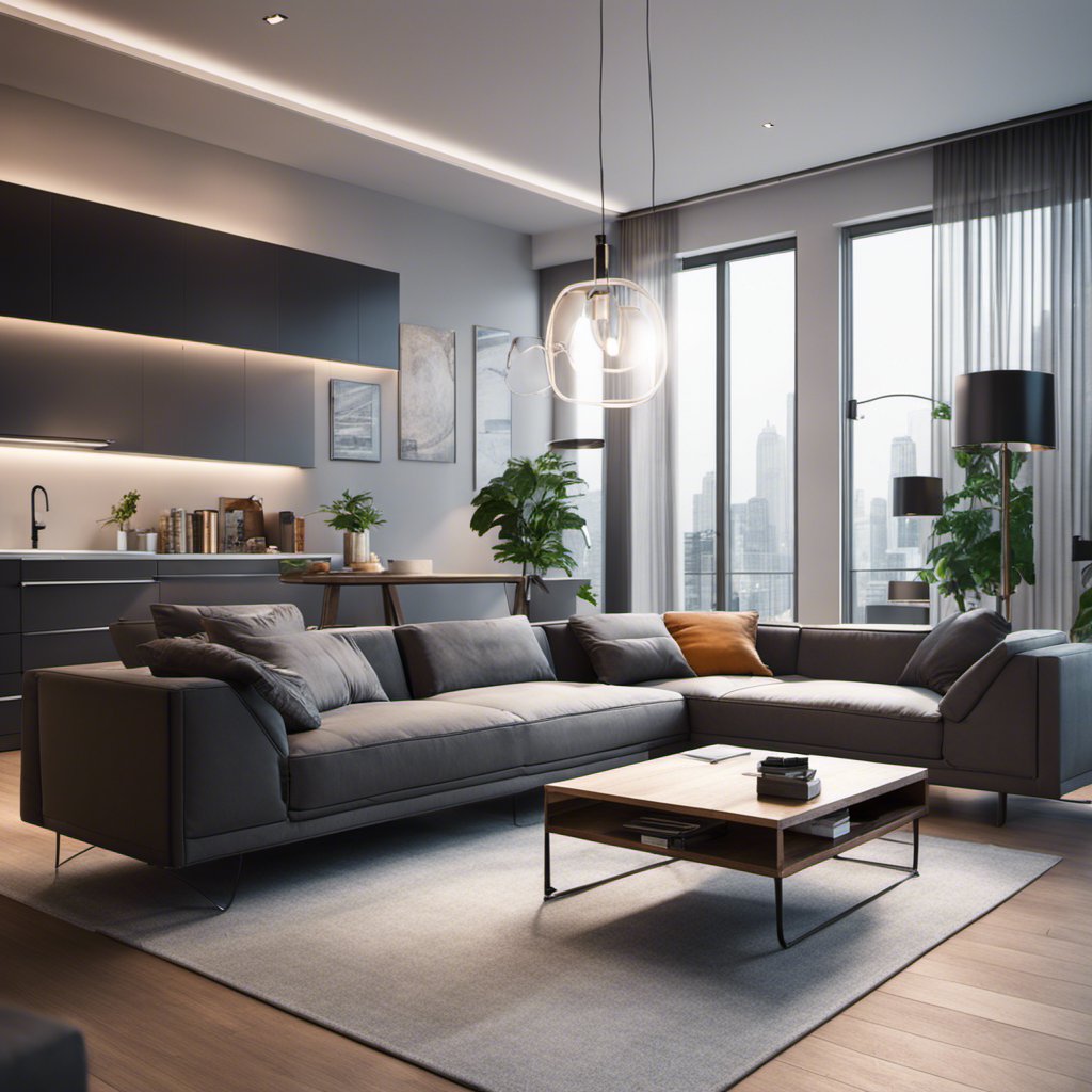 Interior Glow: Techno Shine in Modern Style