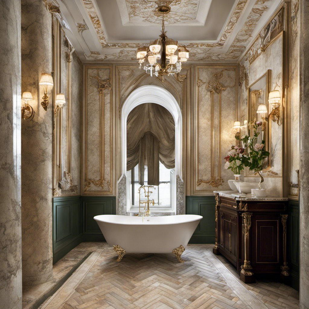 Architectural Swirls: Modern Interpretation of Venetian Style in the Bathroom