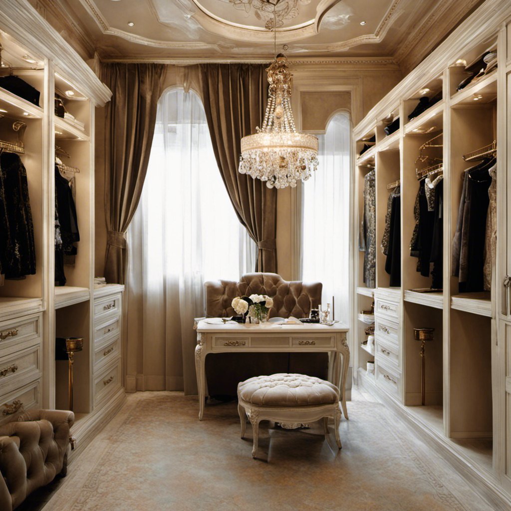Venetian Luxury in the Walk-In Closet