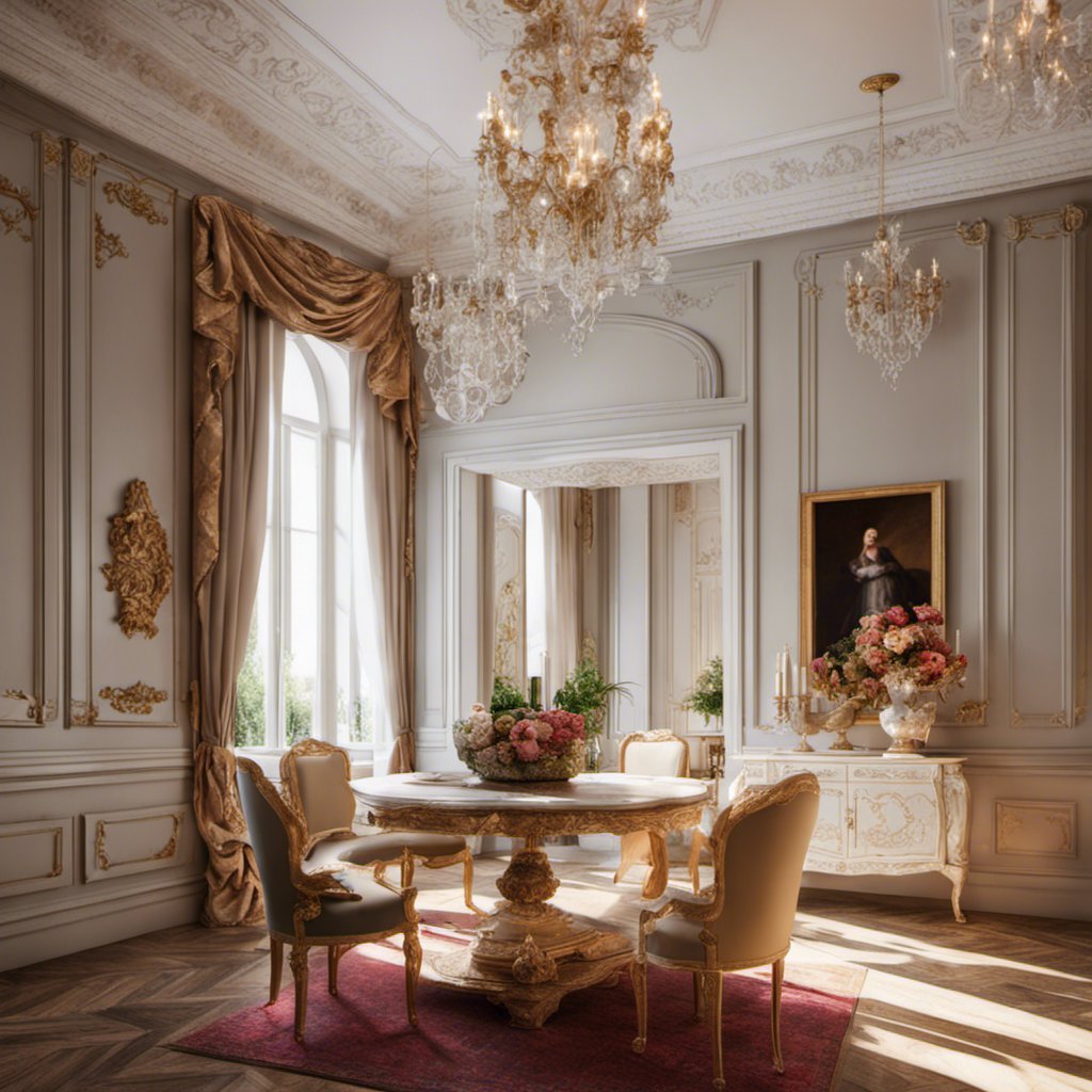 Nature-Inspired: Historical Versailles Motifs Infused into the Living Room with Unique Details