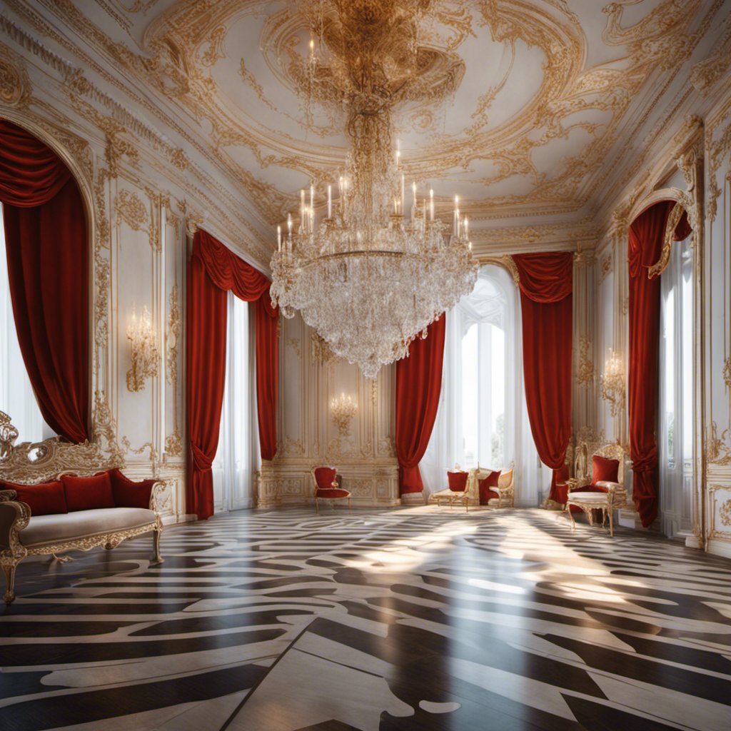 Exquisite Elegant Space: Versailles Style in a Living Room with Attention to Every Detail