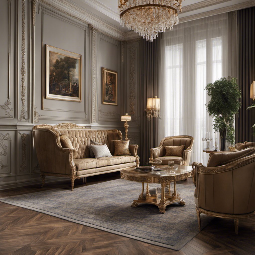 Colorful Opulence: A Versailles-Inspired Living Room Interior