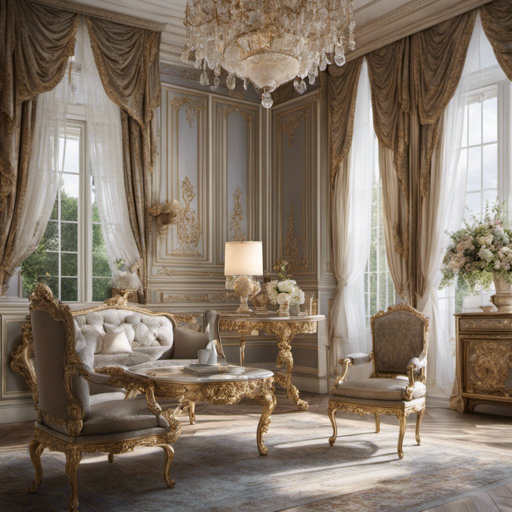 History in Details: A Classic Versailles Style Living Room Interior