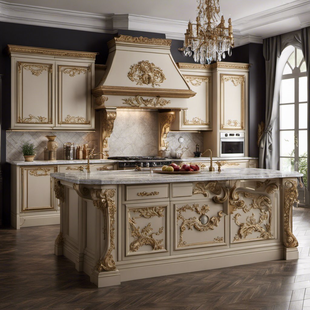 A Masterpiece: Versailles-Style Kitchen Interior