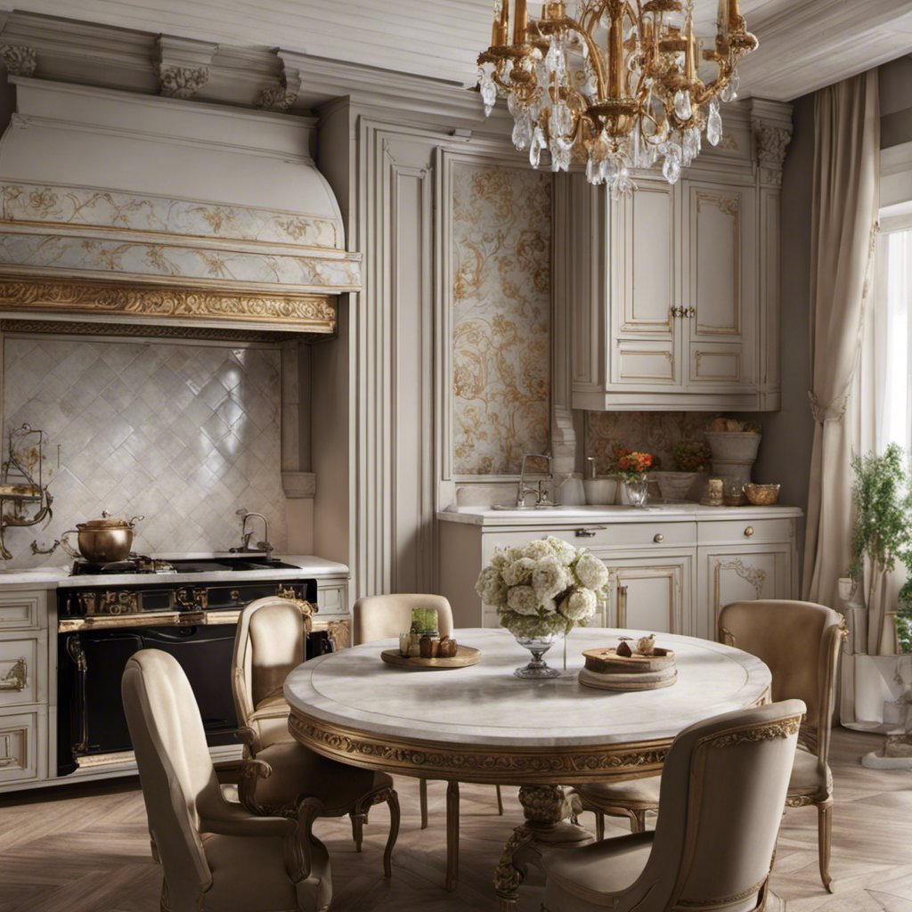 Divine Splendor: Versailles-Inspired Kitchen