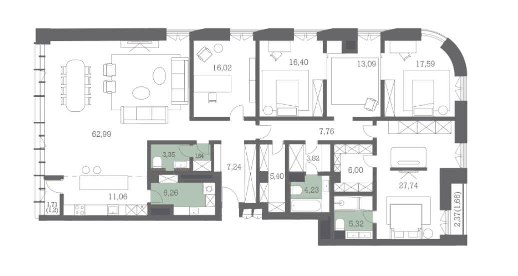 Apartment Layout in DEPO District 1