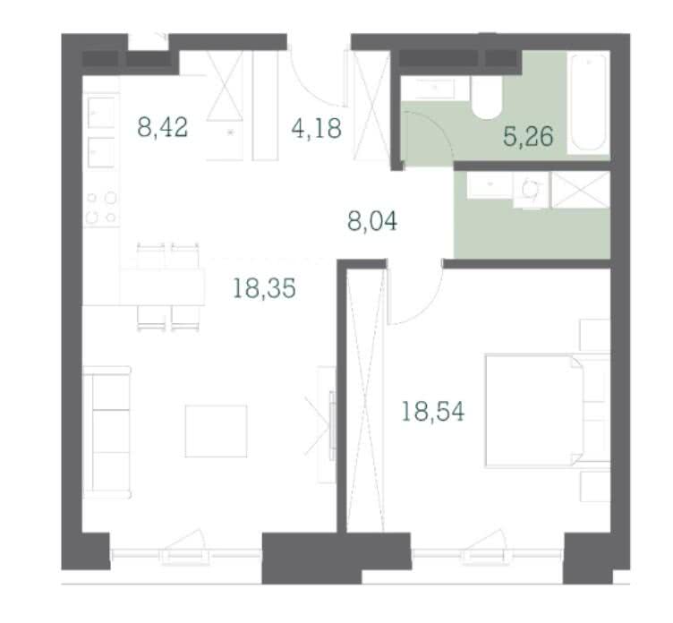 Apartment Layout in DEPO District 19