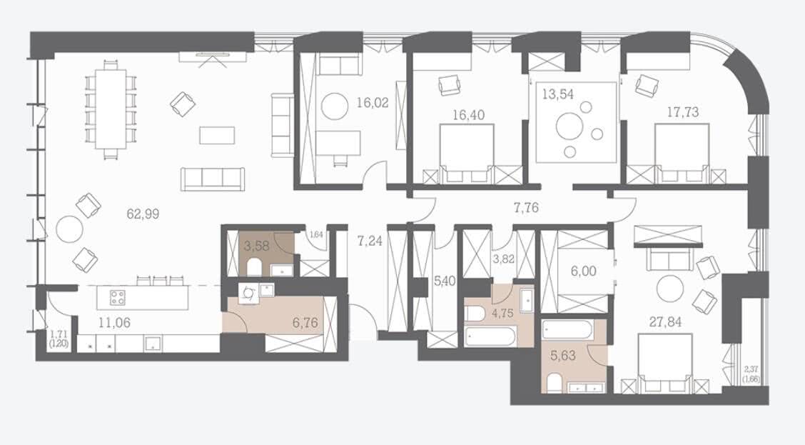 Apartment Layout in DEPO District 2