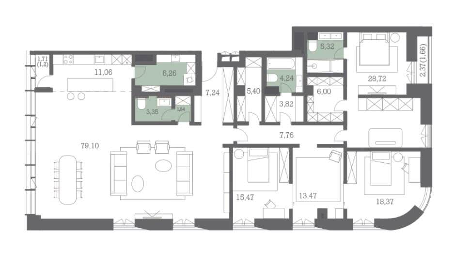 Apartment Layout in DEPO District 3