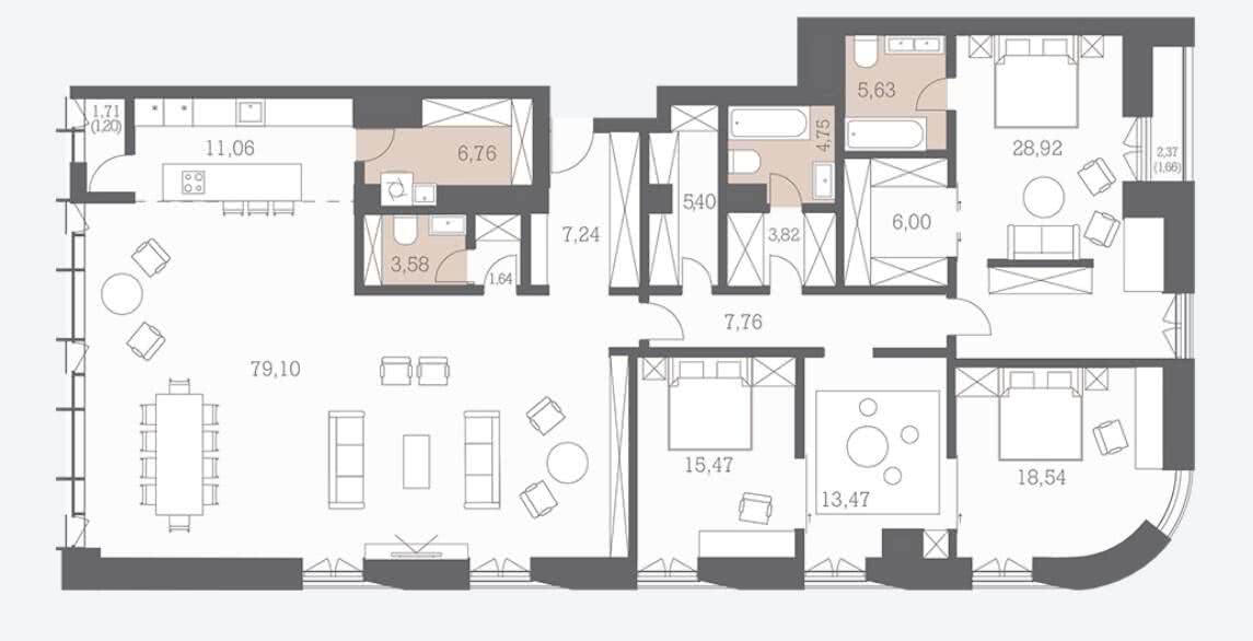 Apartment Layout in DEPO District 4