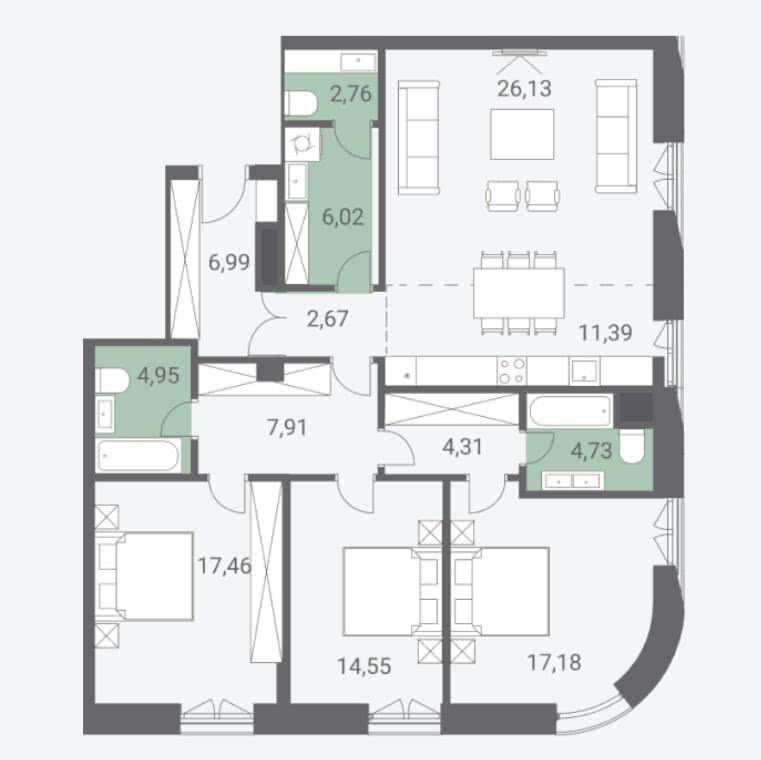 Apartment Layout in DEPO District 5