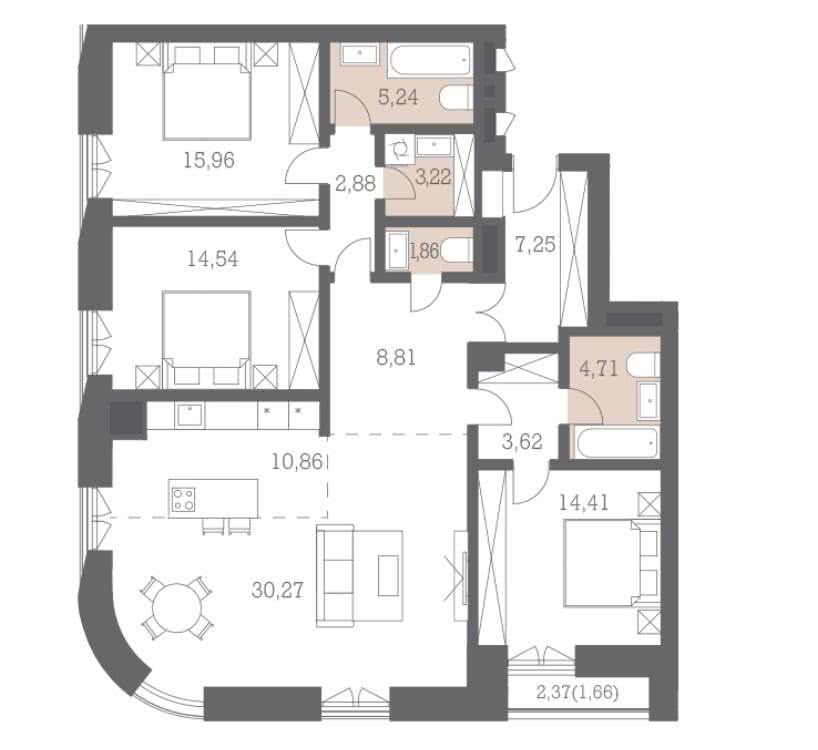 Apartment Layout in DEPO District 9