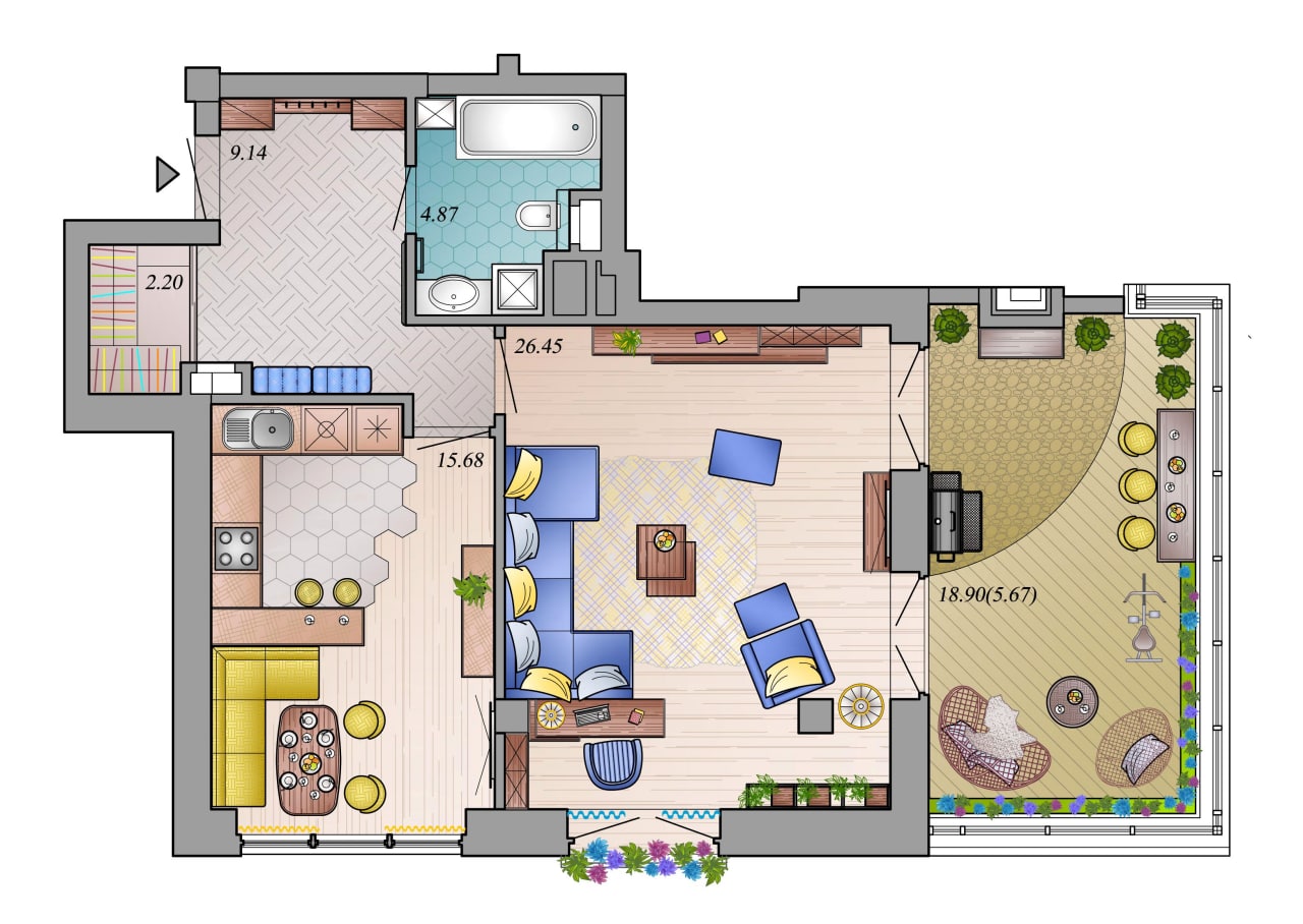 Family Values: Apartment Design in Farforovy Residential Complex