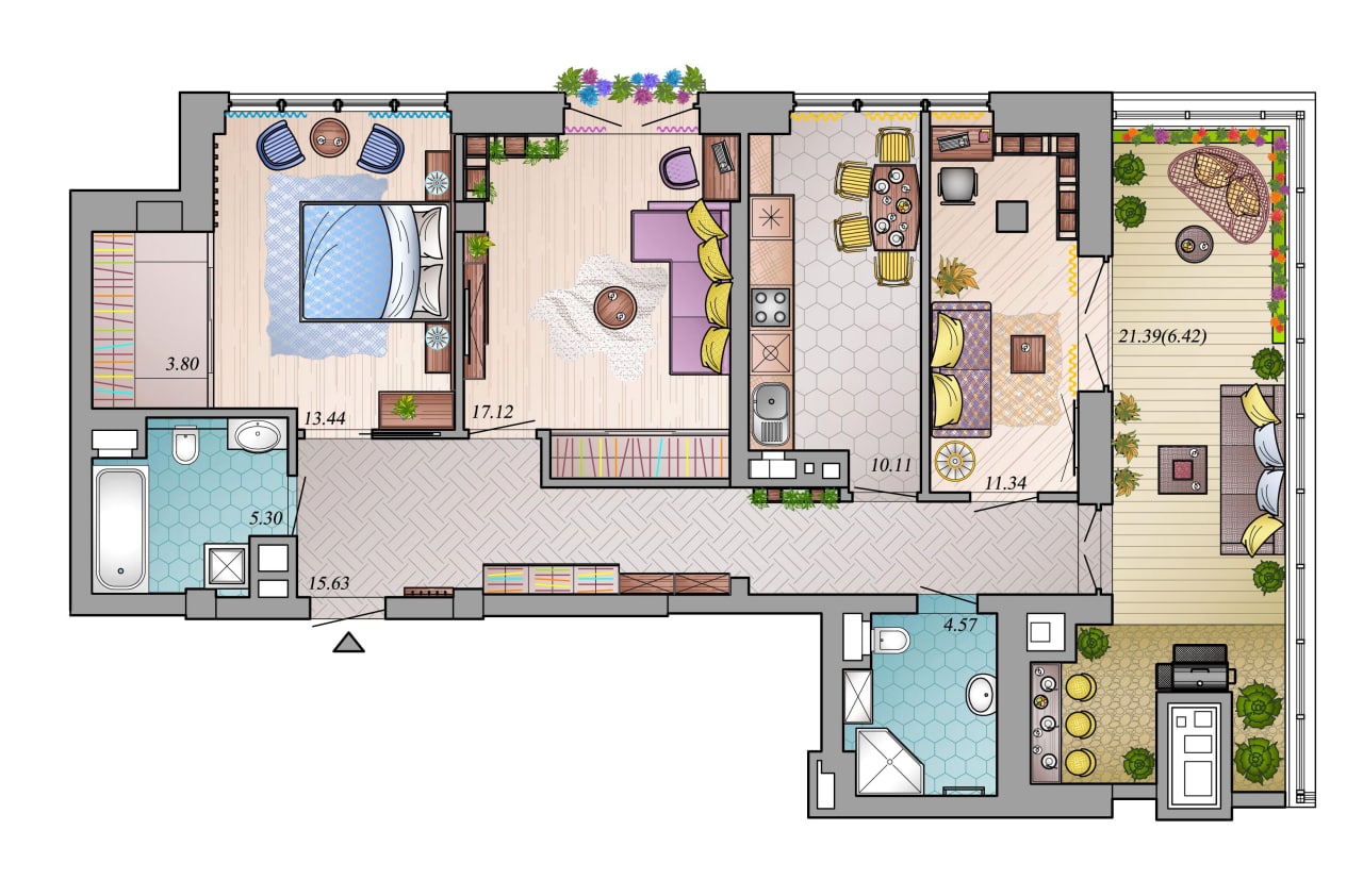 Privacy and Harmony: Unique Space in Farforovy Residential Complex