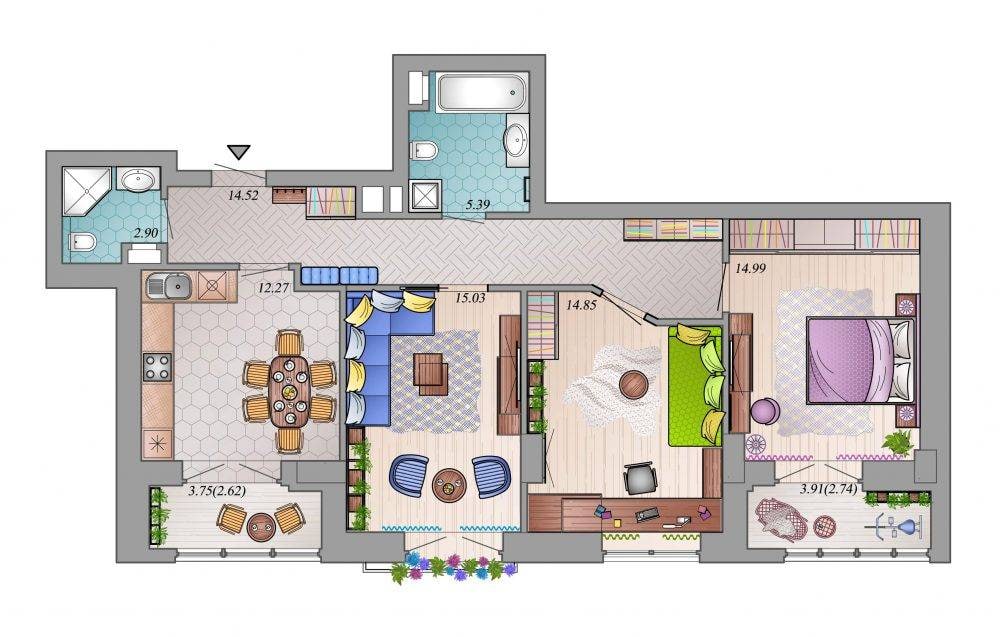 Harmony and Functionality: Balanced Layout Solution in Farforovy Residential Complex