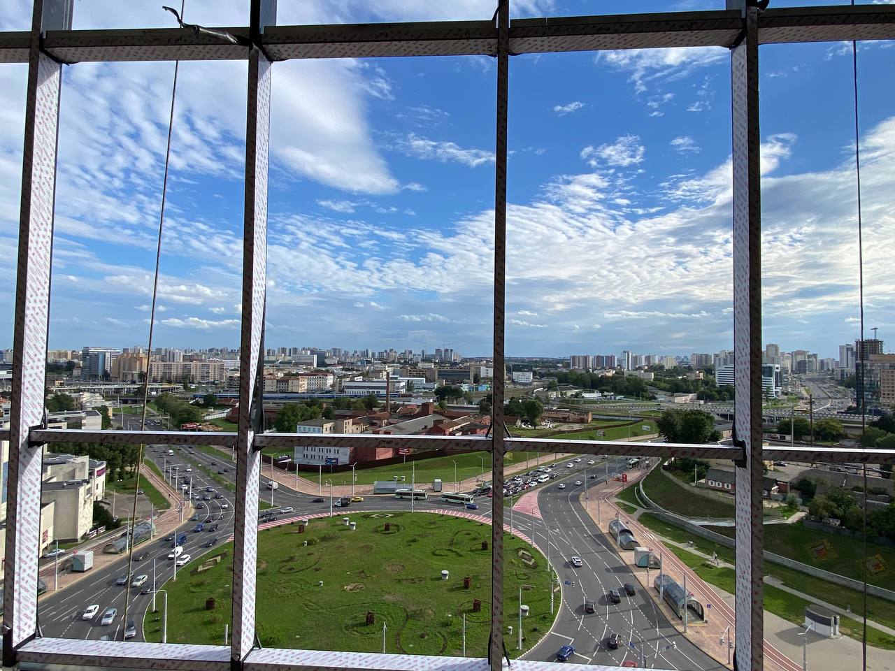 Eyes on the Future: Panoramic View from an Apartment in Maestro