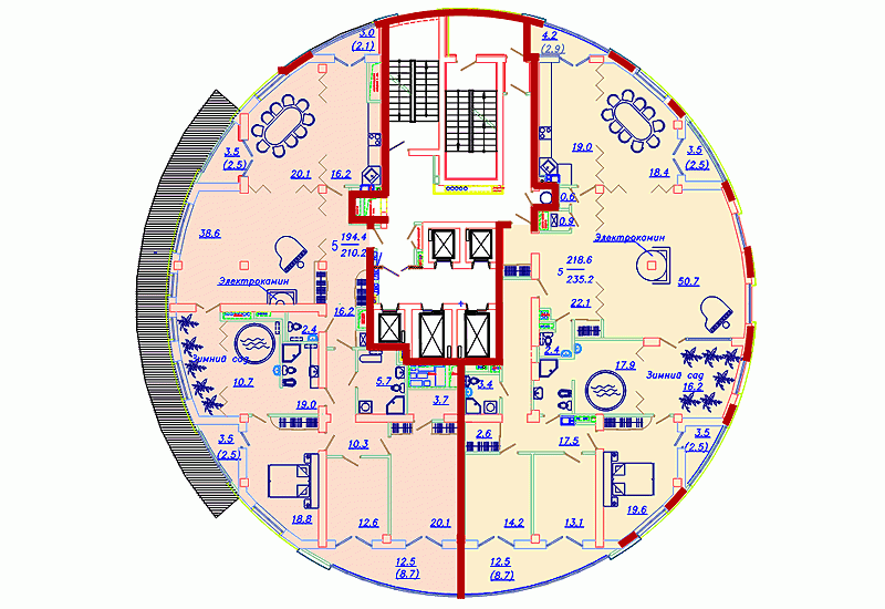 Slavyansky Quarter Residential Complex, Apartment Layout 5